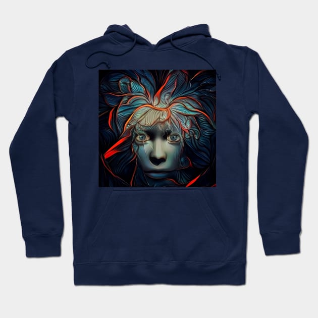 Mystic Face Hoodie by rolffimages